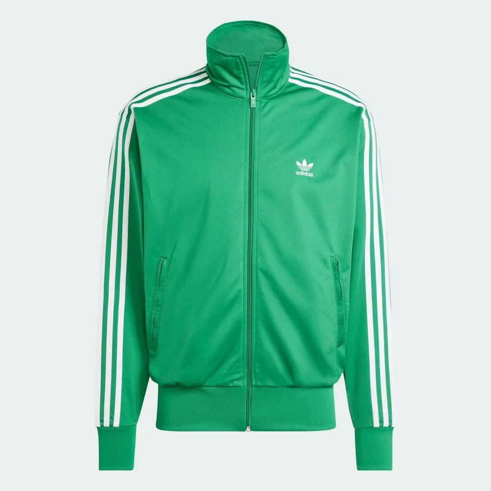 Adidas Originals Firebird Track Suit Jacket Pants Green Men's Medium JD0183 New - Picture 3 of 9